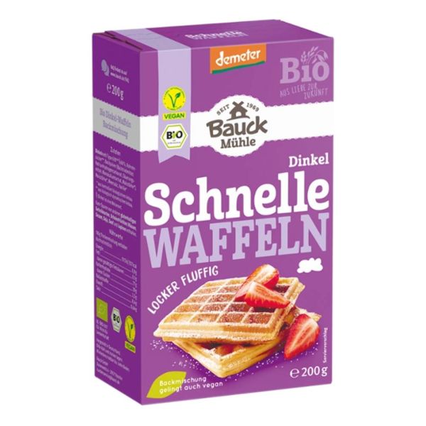 Dessert-Mix - Dinkel Schnelle Waffeln 200g