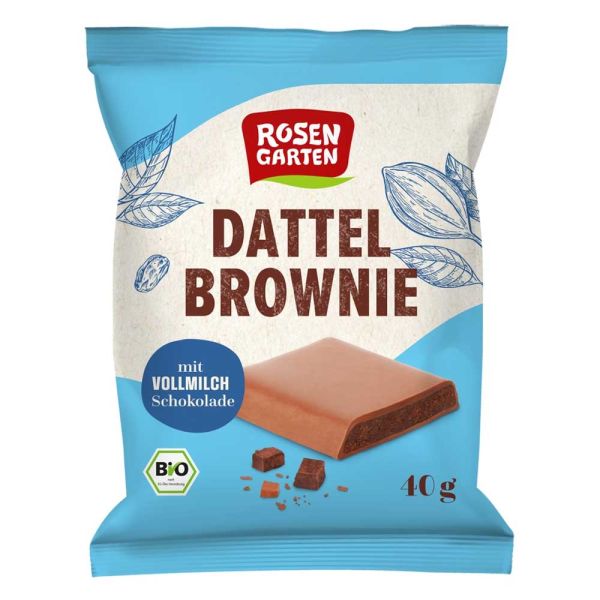 Dattel Brownie - Vollmilch 40g