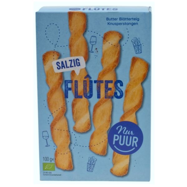 Flûtes - salzig 100g