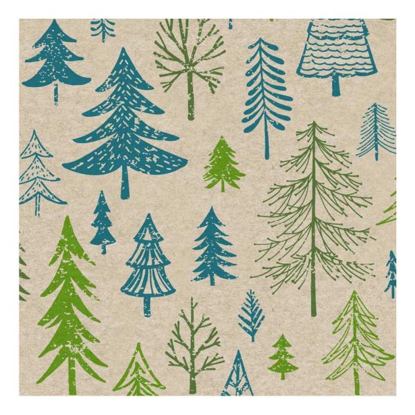 Naturals Serviette 33x33cm - Into the woods 2-lagig 25Stk