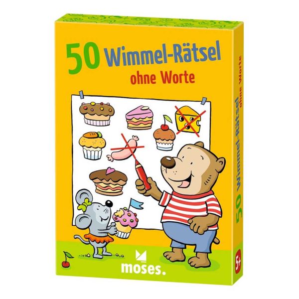 50 Wimmel-Rätsel ohne Worte 6+