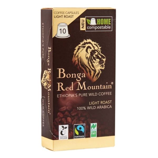 Bonga Red Mountain - Light Roast 10 Kapseln 55g