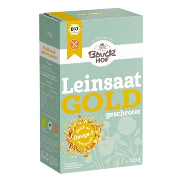 Leinsaat - Gold geschrotet 200g