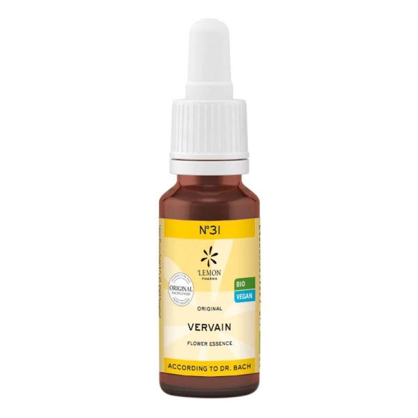 Bachblüten Tropfen N°31 - Vervain | Eisenkraut 20ml