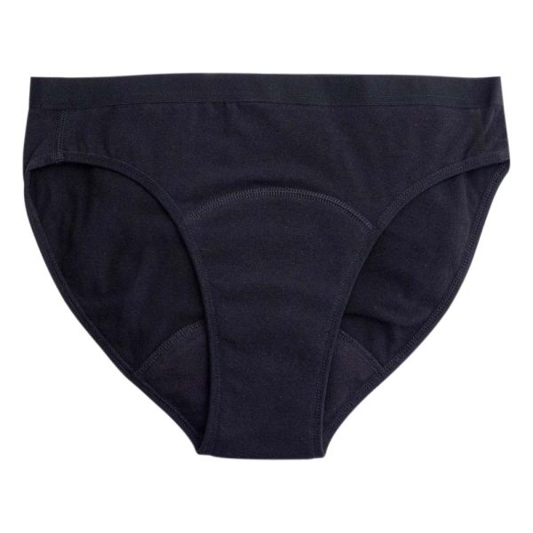 Periodenslip Bikini - Black Größe XS medium flow