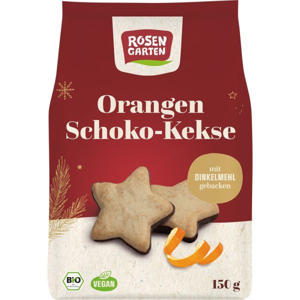 Orangen Schoko-Kekse - Dinkelmehl 150g