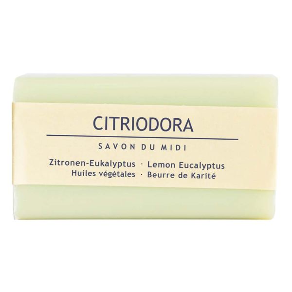 Seife mit Karitébutter - Citriodora|Zitronen-Eukalyptus 100g