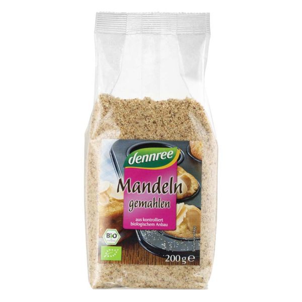 Mandeln - blanchiert, gemahlen, ungeröstet 200g