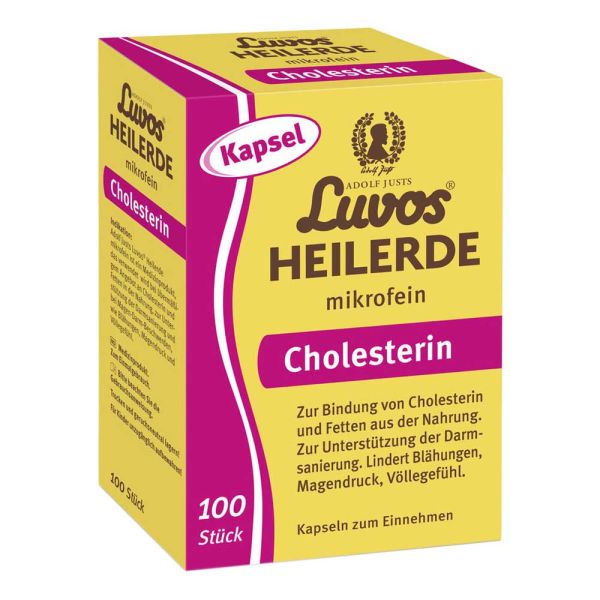 Heilerde - Mikrofein Cholesterin 100 Kapseln 90g