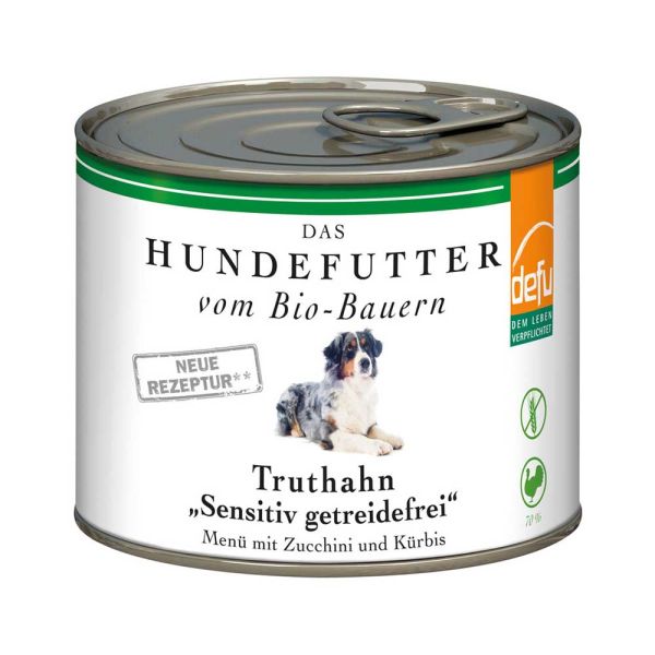 Hund Nassfutter - Truthahn Sensitive getreidefrei Dose 200g