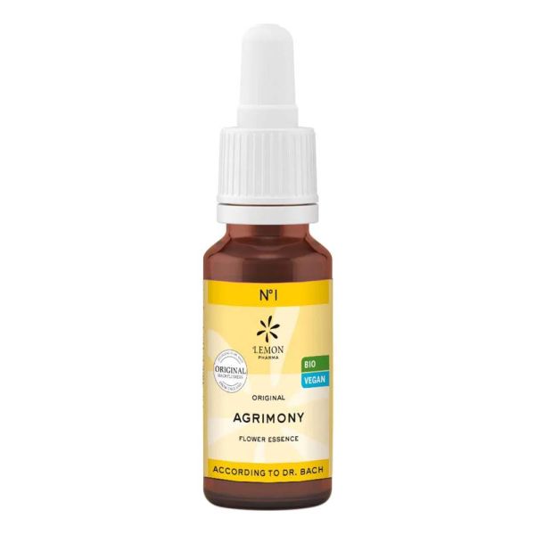 Bachblüten Tropfen N°1 - Agrimony | Odermenning 20ml