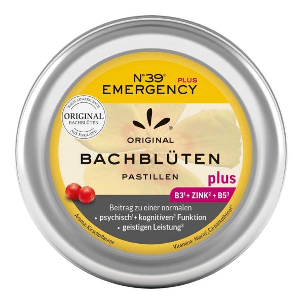 Bachblüten Pastillen N°39 - Emergency Plus Kirschpflaume 50g