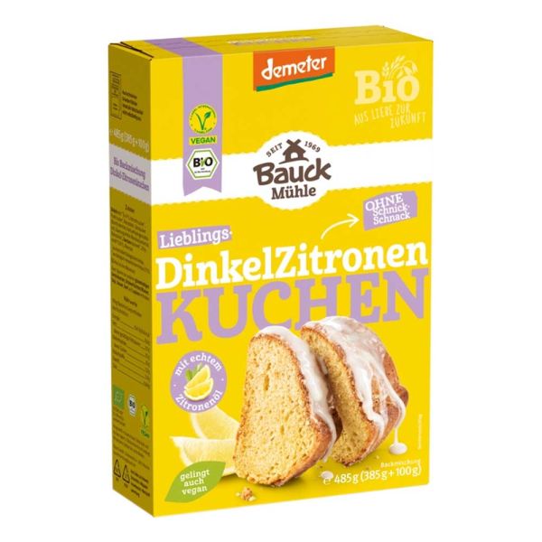 Backmischung - Dinkel Zitronenkuchen 485g