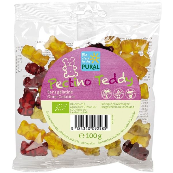 Pectino Teddy Fruchtgummi - ohne Gelatine 100g