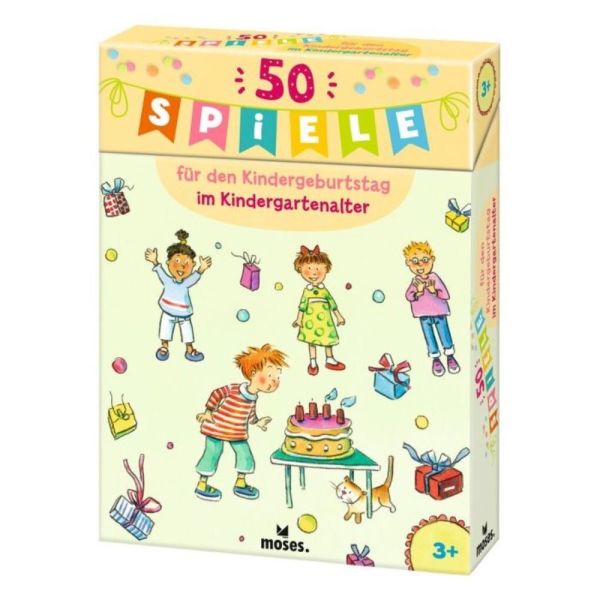 50 Spiele für den Kindergeburtstag - 3+ im Kindergartenalter