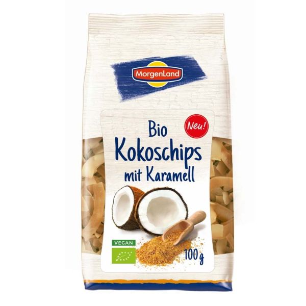 Kokoschips - Karamell 100g