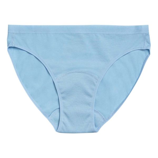 Teen Periodenslip Bikini - Light Blue Größe M light flow