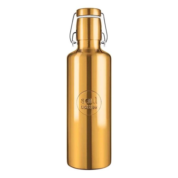 Steel Bottle - light Gold 0,75l