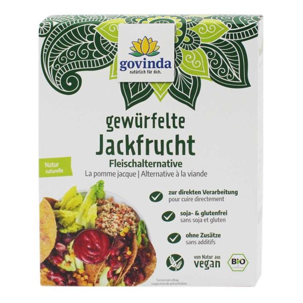 Jackfrucht Fleischalternative - natur gewürfelt 200g