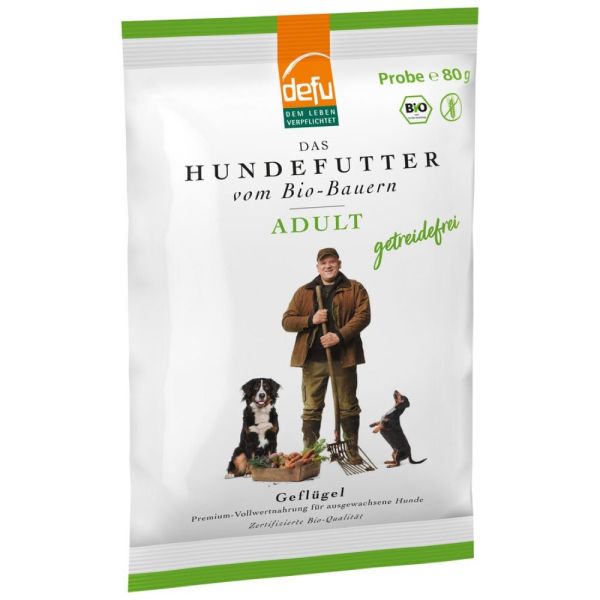 Hund Trockenfutter - Adult/Geflügel getreidefrei 80g