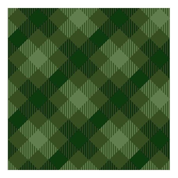 Motivserviette 33x33cm - Tartan green 3-lagig 20Stk.