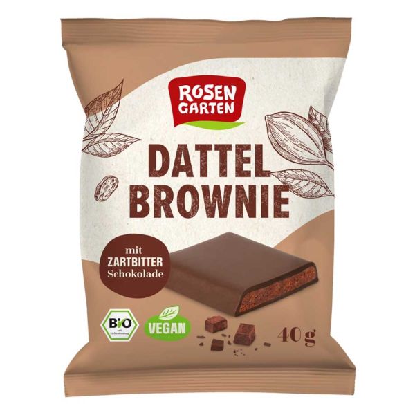 Dattel Brownie - Zartbitter 40g