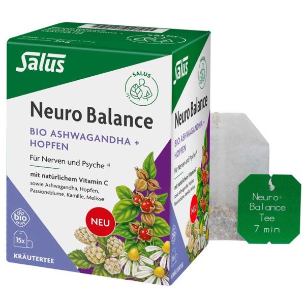 Neuro Balance - Bio Ashwagandha + Hopfen 15 Beutel 30g