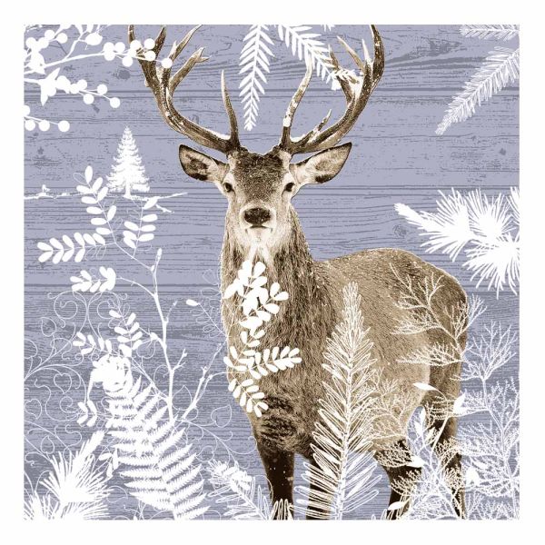 Motivserviette 33x33cm - Imperial Stag 3-lagig 20Stk.