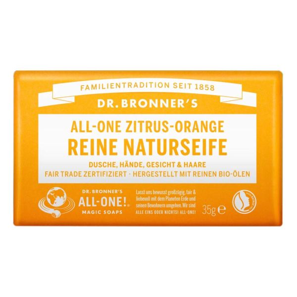 Zitrus-Orange - All-One Reine Naturseife 35g