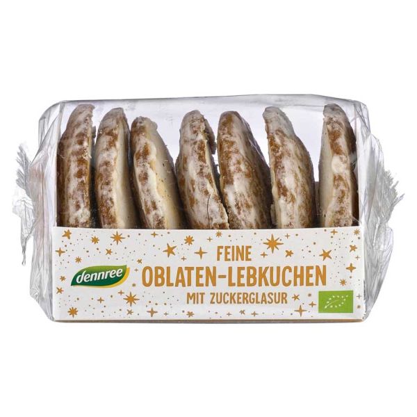 Feine Oblaten-Lebkuchen - glasiert 200g