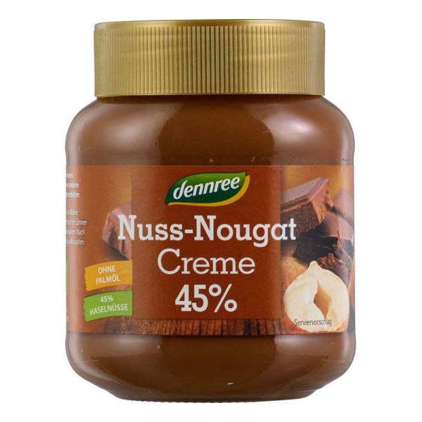 Nuss Nougat Creme 45% Haselnüssen 400g