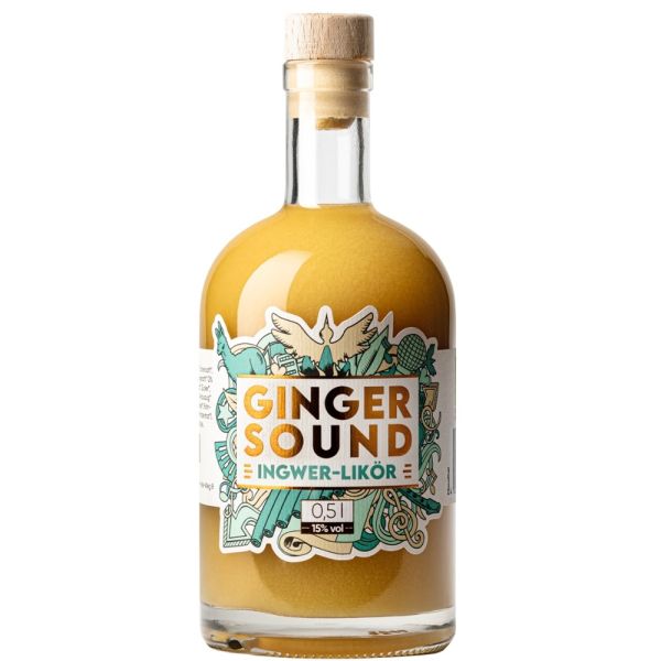 Ginger Sound Ingwer-Likör 15% vol. 500ml