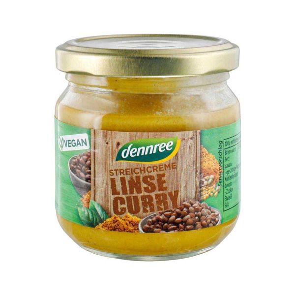 Streichcreme - Linse Curry 180g