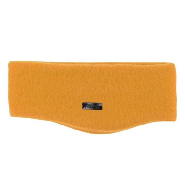 Fleece Wolle Unisex Stirnband - senf/honig