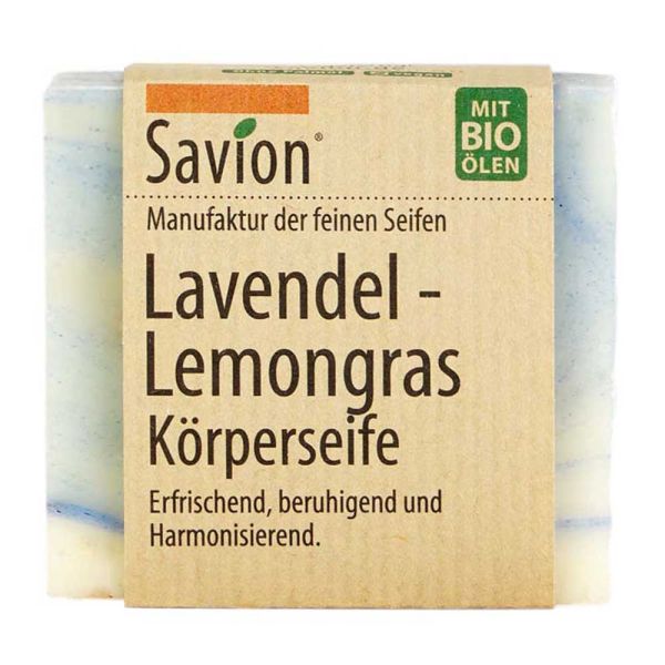 Körperseife - Lavendel-Lemongras 80g