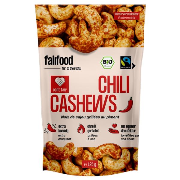 Faire Cashews - Chili geröstet