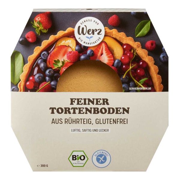 Feiner Tortenboden - aus Rührteig glutenfrei 300g