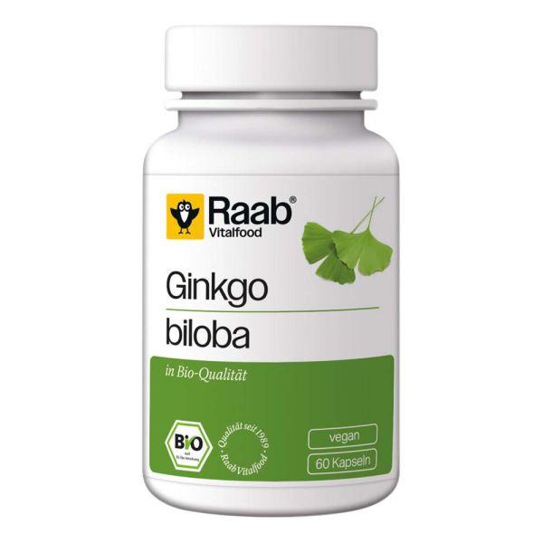 BIO Ginkgo Biloba 60 Kapseln 30g