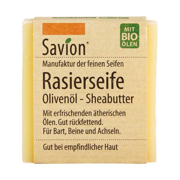 Rasierseife - Olivenöl-Sheabutter 50g