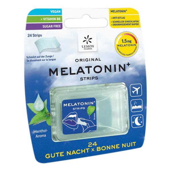 Melatonin+ - Strips mit Vitamin B6 24 Stück