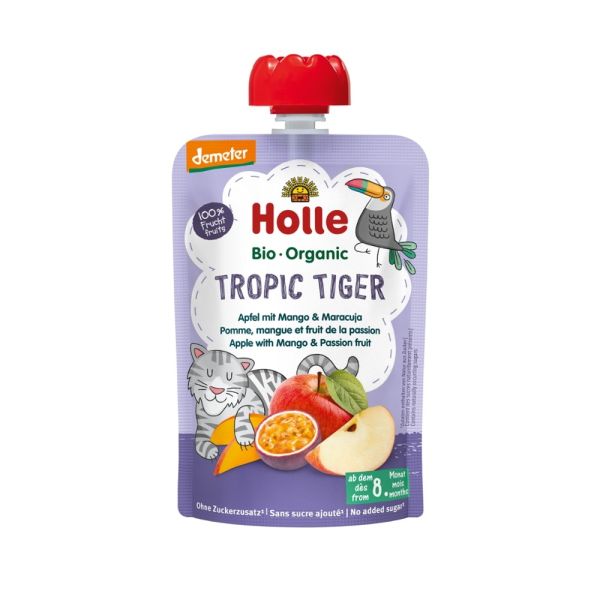 Pouchy - Tropic Tiger Apfel &amp; Mango mit Maracuja 100g