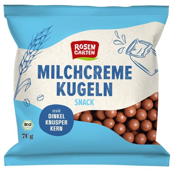 Milchcreme Kugeln Snack