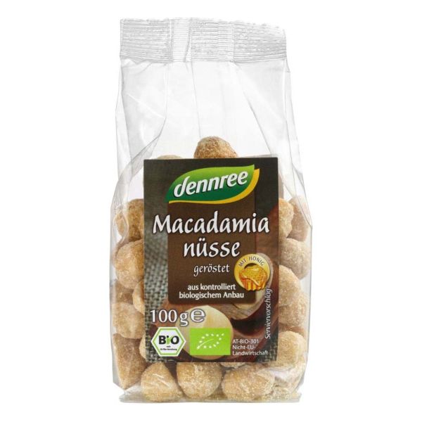 Macadamianüsse mit Honig - geröstet 100g