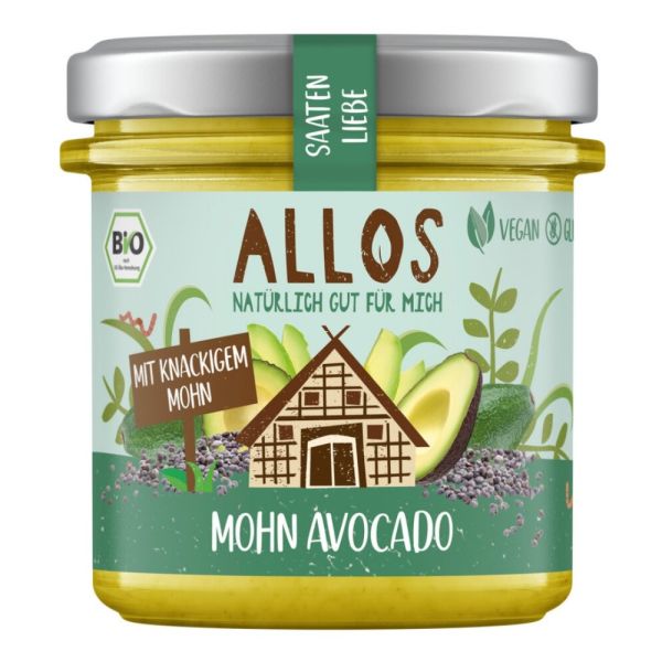 Saaten Liebe Brotaufstrich - Mohn Avocado 135g