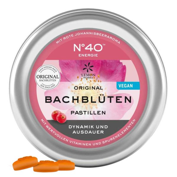 Bachblüten Pastillen N°40 - Energie 50g