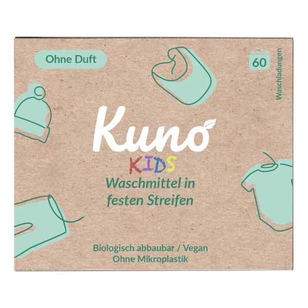 Waschmittelstreifen - Kids Ohne Duft 60WL 120g