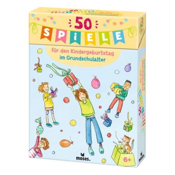 50 Spiele für den Kindergeburtstag - 6+ im Grundschulalter