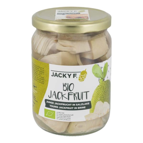 Bio Jackfruit - junge Jackfrucht in Salzlake Glas 500g