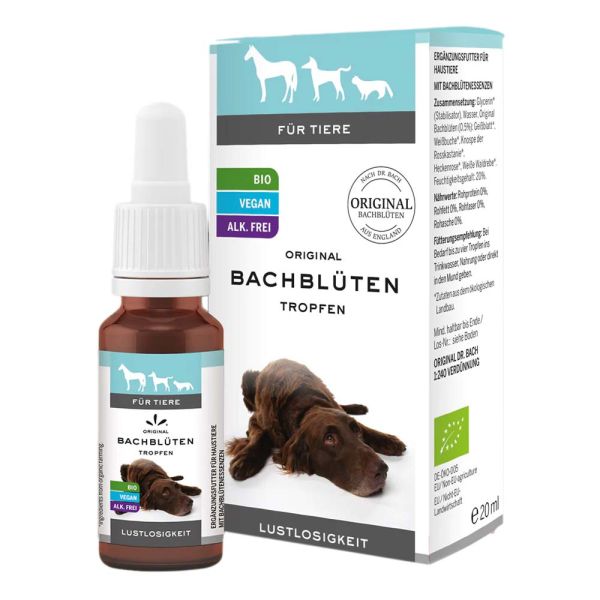 Bachblüten Tiertropfen - Lustlosigkeit 20ml