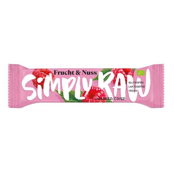 Simply Raw - Frucht &amp; Nuss Himbeer Crisp 40g